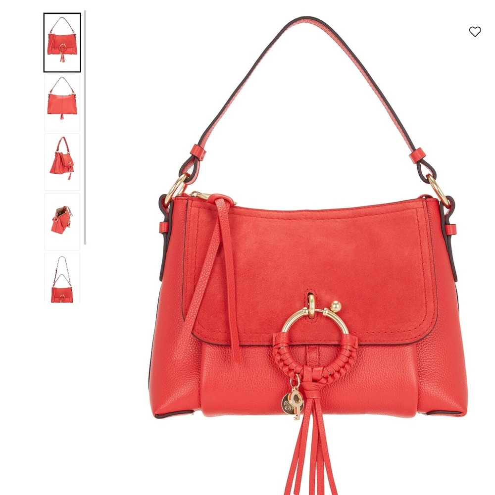 Shiny Red See by Chloe Joan Shoulder bag - Picture 2 of 11